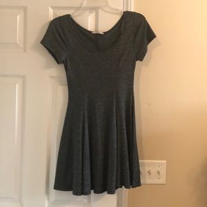 Gray skater dress